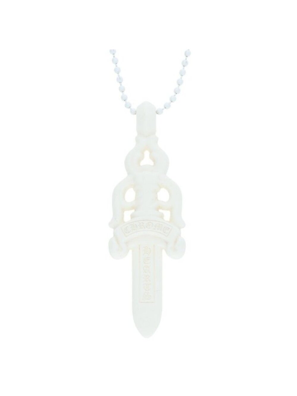 Chrome Hearts Rubber Large Dagger Silicone Necklace